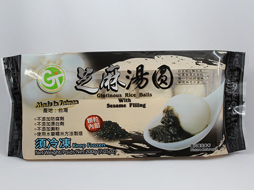 Glutinous Rice Balls With Sesame Filling